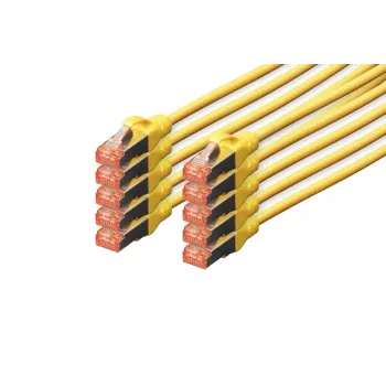 Netzwerkkabel Digitus CAT 6 S/FTP RJ-45 3m Gelb