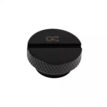 Alphacool Eiszapfen Verschlussschrauben G1/4 (Stopfen), schwarz, 6er-Pack