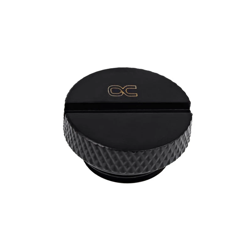 Alphacool Eiszapfen Verschlussschrauben G1/4 (Stopfen), schwarz, 6er-Pack