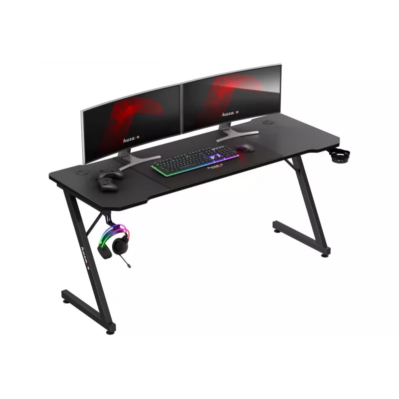Huzaro Hero 4.8 Schwarz - Gaming-Schreibtisch