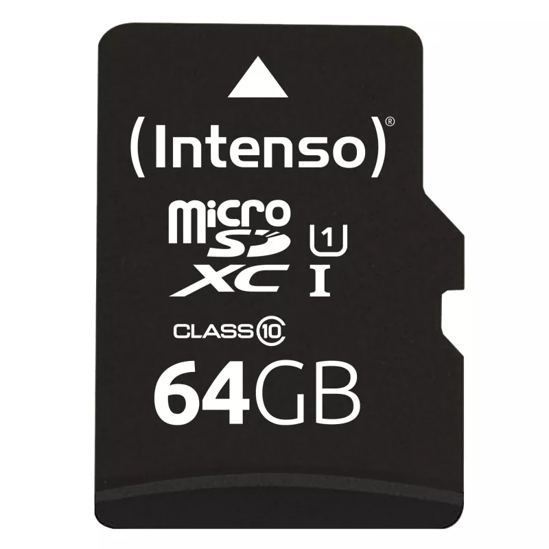 Memory Card Intenso 64GB MicroSDXC UHS-I Class 10 3423490