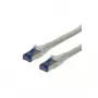 Netzwerkkabel ROLINE S/FTP Patchkabel Kat.6a RJ45 30 m Grau