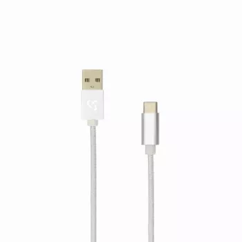 Sbox USB-TYPEC-15W USB->Type C M/M 1,5m Kokosweiß