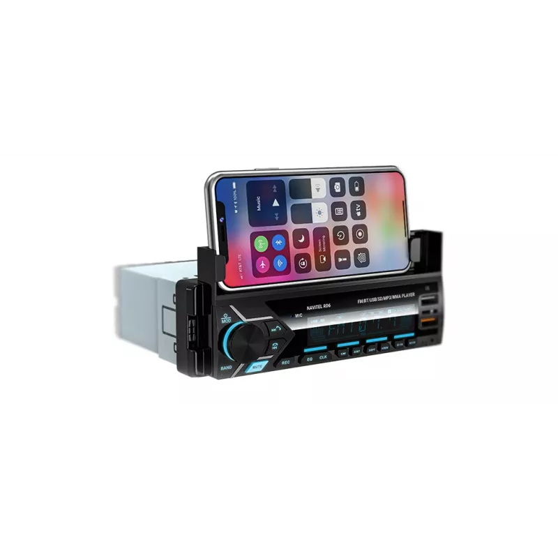 Auto-Digital-Media-Receiver Navitel RD6 — 4x45 W Audioplayer, Wiedergabe von digitalen und externen Quellen, Single-DIN-Einbau
