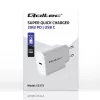 QOLTEC Super Quick PD-Ladegerät 20W USB-C (5V/12V) – Tragbares Schnellladegerät