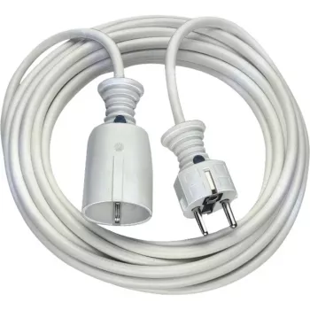 Brennenstuhl 1168430 Verlängerungskabel, Schuko, 3 m, weiß, Indoor