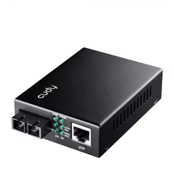 Netzwerk-Medienkonverter Cudy MC100GSA-20 1x RJ-45 1x SC Single-Mode 1310 nm 1000 Mbit/s 20 km