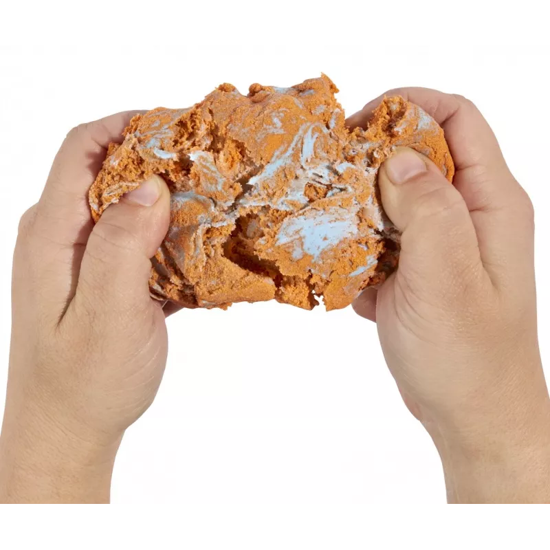 Plastikmasse Wonder Factory Never Dry Dough, Hellblau, Orange