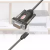 Unitek Y-1105K USB-C-auf-RS-232-Adapter, 1,5 m, schwarz