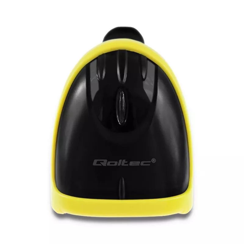 Qoltec 50867 Laser-Barcodescanner 1D/2D, USB, Schwarz