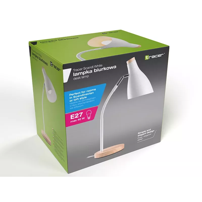 Tracer Scandi White Schreibtischlampe TRAOSW47235