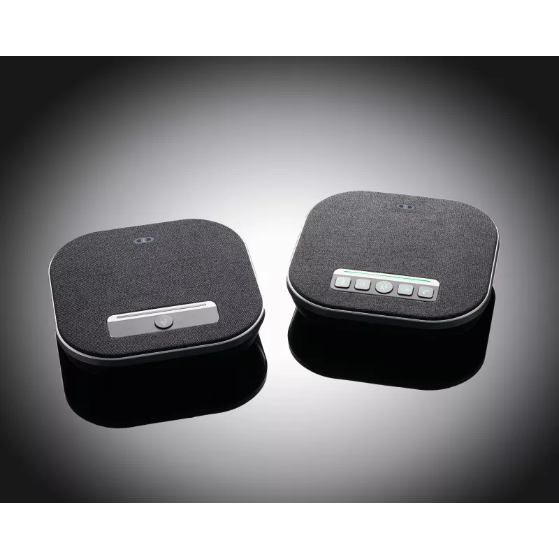 Konferenz-Freisprecheinrichtung Boom Collaboration GEMINI mit integriertem Mikrofon, Bluetooth und USB, Schwarz