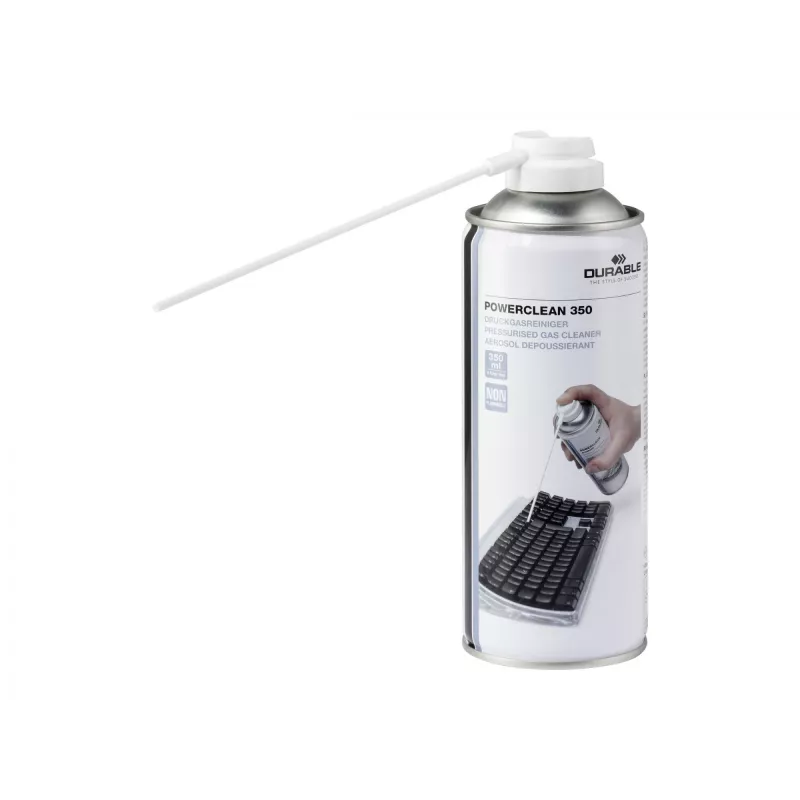 Durable Powerclean 350 - Druckluftspray - transparent