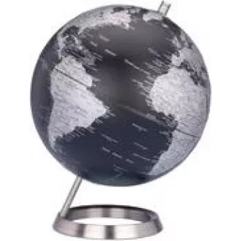 TROIKA Globe G2507-BKSI/CB 23,5 cm schwarz/silber dekorativer Globus-Zubehör