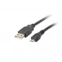USB 2.0-Kabel LANBERG CA-USBM-10CC-0018-BK, Micro-USB B auf USB A, 1,8 m, schwarz