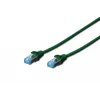 Netzwerkkabel Digitus CAT 5e SF/UTP RJ-45 3 m Grün