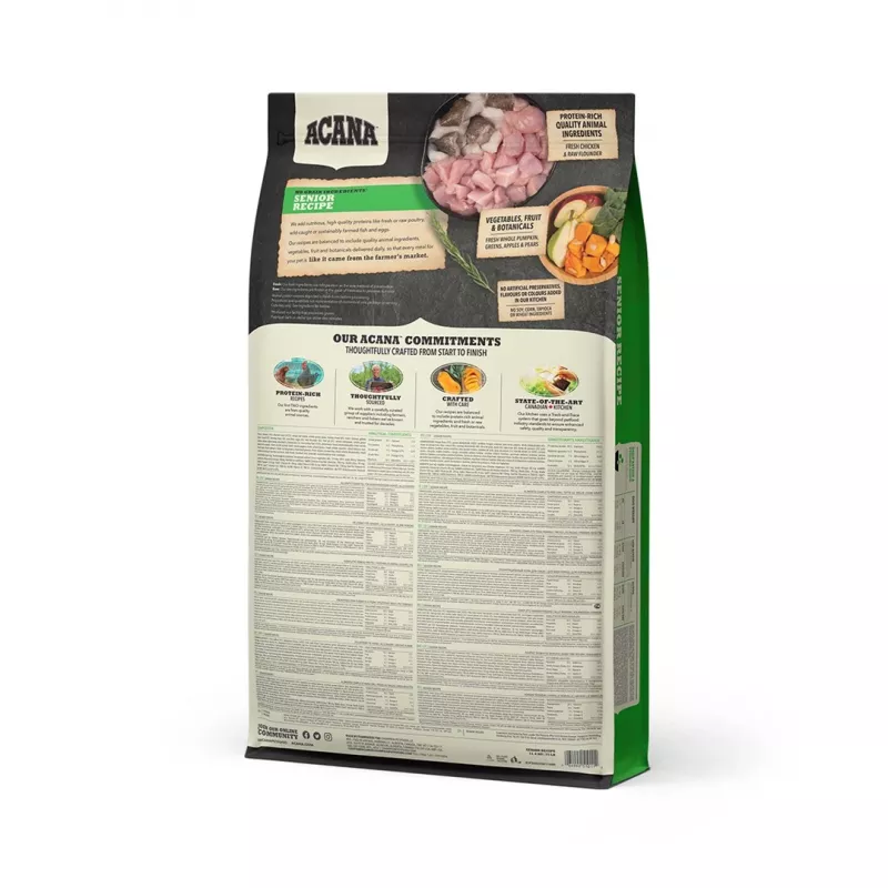 ACANA Senior - Trockenfutter für Hunde - 11,4kg