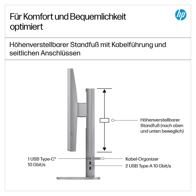 HP OmniStudio X 27-cs1077ng 27 Zoll FHD Touch All-in-One PC, Intel Core Ultra 7 256V, 16 GB RAM, 1 TB SSD