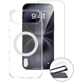 4smarts 3in1 Premium Starter Set für Apple iPhone Air, MagSafe-kompatibel