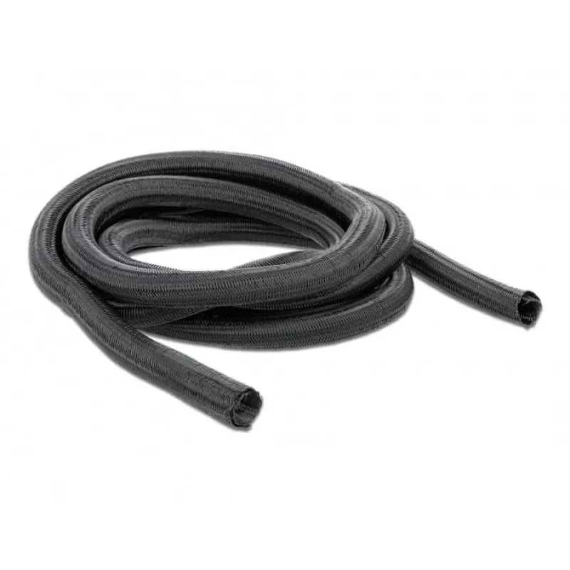 Geflechtschlauch DeLOCK 18921 10 m x 9 mm schwarz