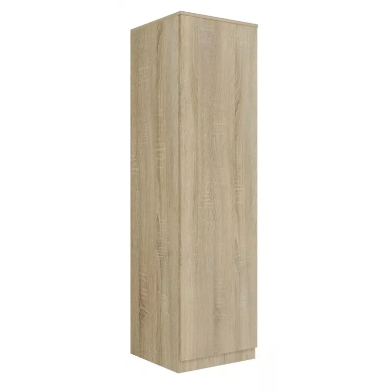 Kleiderschrank Topeshop SD-50 SON KPL 5 Regale 1 Tür Eiche