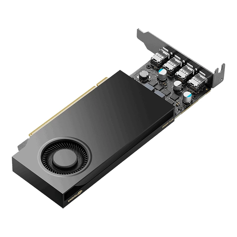 PNY NVIDIA RTX A1000 - Grafikkarten - RTX A1000 - 8GB GDDR6 - PCIe 4.0 x8 Low-Profile - 4 x Mini DisplayPort (VCNRTXA1000-PL)