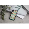 iKins Pop Mint Hülle für iPhone XS/X, schwarz