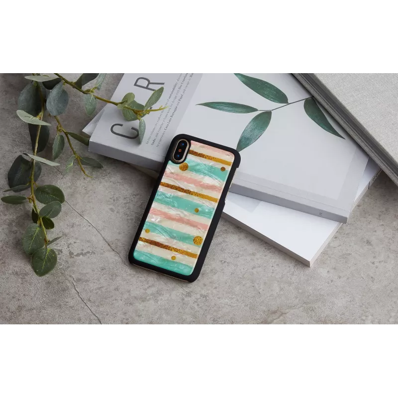 iKins Pop Mint Hülle für iPhone XS/X, schwarz