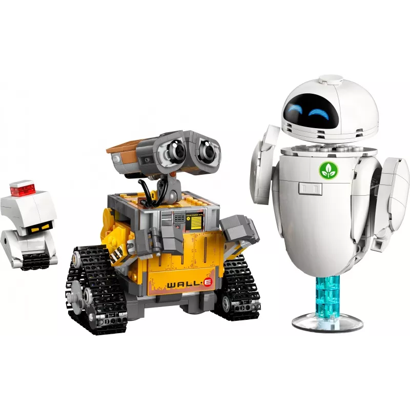 LEGO Disney Pixar 43279 WALL-E und EVE Bauset, 811 Teile, ab 18 Jahren