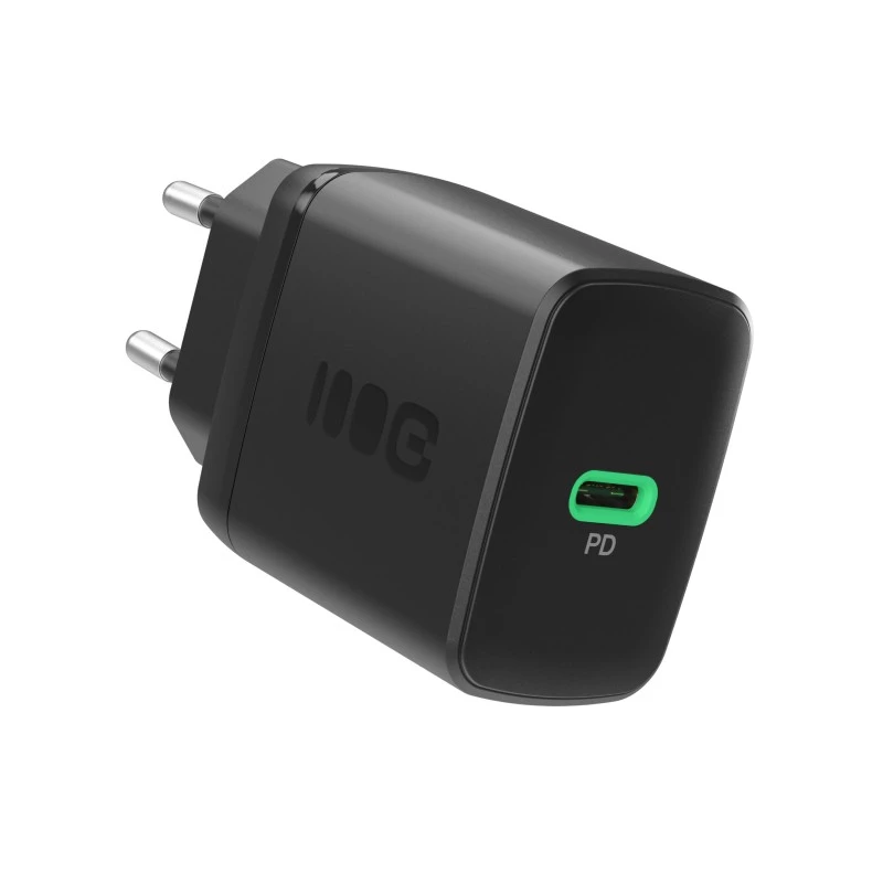 Netzteil Green Cell PowerSource Solo30 30W Schwarz — USB-C Einzelport-Ladegerät