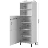 Schrank ABETO 60x40x176.5 cm weiß/glänzend weiß