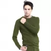 Bluse Glovii GJ1CXL Rundhalsausschnitt Langarm Elastan Polyester