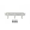 Kabelorganizer 10 Zoll mit 3 Metallhaltern TYP B grau