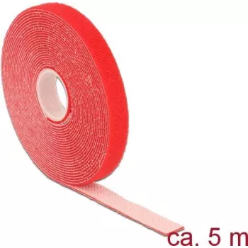 Klettband DeLOCK 18719 Rot