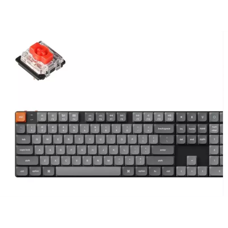 Kabellose mechanische Tastatur Keychron K5 MAX Schwarz Low Profile