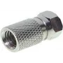 Koaxial-F-Stecker ShiverPeaks 85012-A, 7,5 mm Kabel-Außendurchmesser, große Sechskantmutter