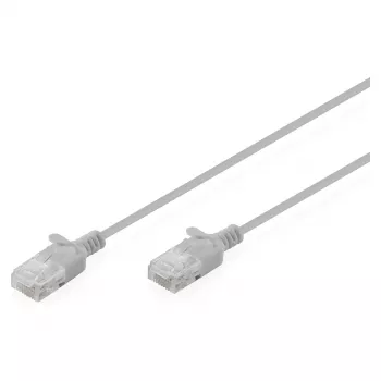 Patchkabel DIGITUS CAT6 U-UTP schlank, 1,5 m, grau