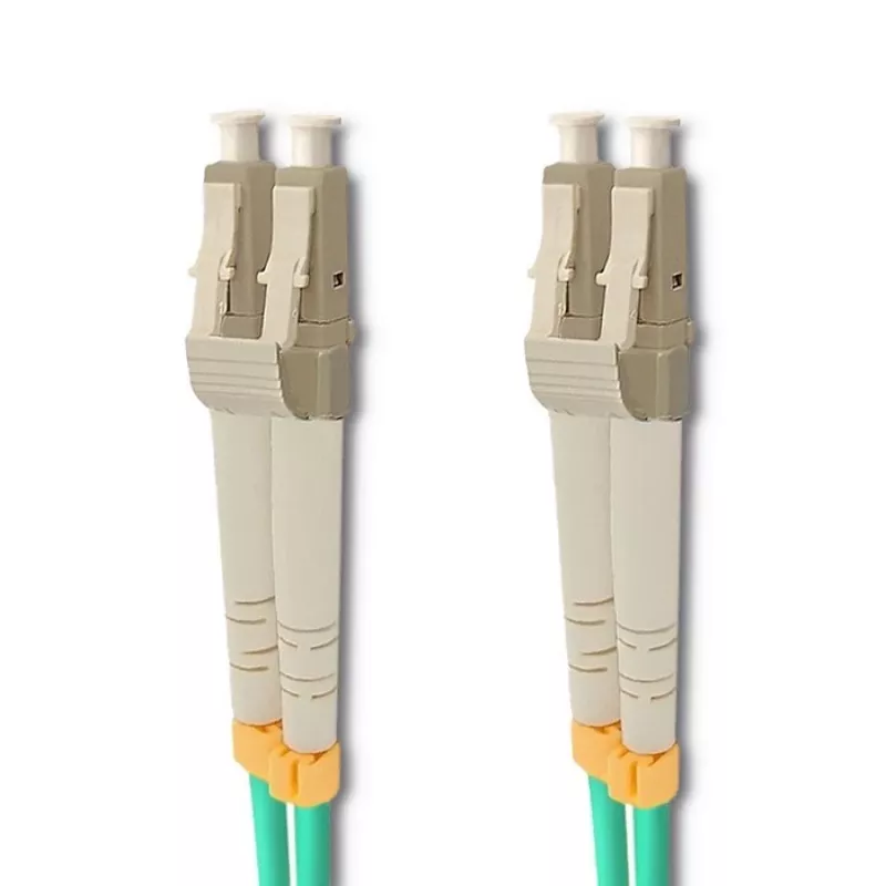 Glasfaserkabel Qoltec 54082 LC OM3 20 m Aqua