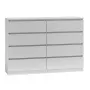 Topeshop M8 140 BIEL Kommode