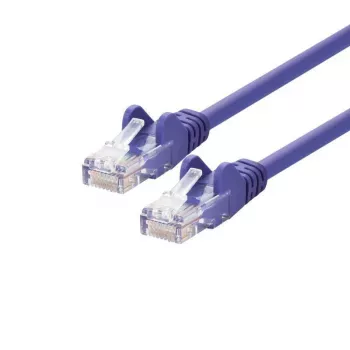 Netzwerkkabel LOGON TCU55U015P Cat5e U/UTP (UTP) Violett 1,5 m RJ-45–RJ-45 vergoldete Kontakte