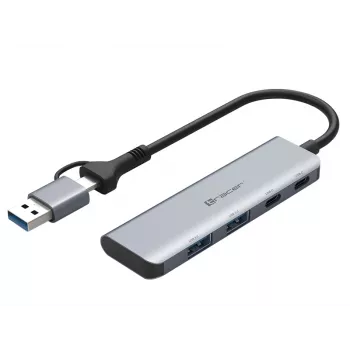 TRACER ADAPTER A-5 USB Type-C auf USB-A 2x USB-A + 2x USB-C