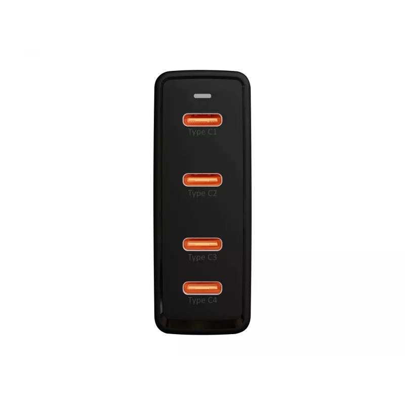 BLOW 4xUSB-C PD 100W GaN Wandladegerät, schwarz