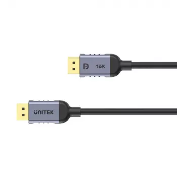 UNITEK C1628GY01-1.5M DisplayPort-Kabel Schwarz, Grau