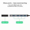 USB-Hub Green Cell HUB-GC-C4A — 4-Port USB-C 3.0 Hub
