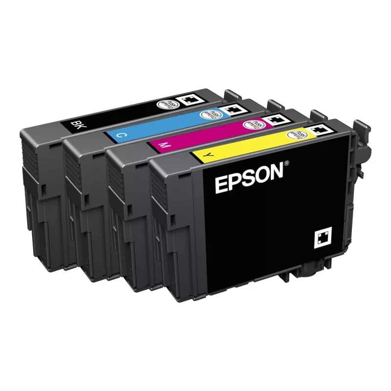 Epson 502XL Original Tinten-Multipack, Schwarz/Cyan/Magenta/Gelb, 4x (C13T02W94020)