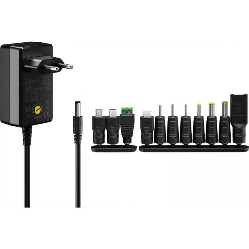 Goobay 64568 Ladegerät für Mobilgeräte Universal Schwarz AC Indoor (64568)