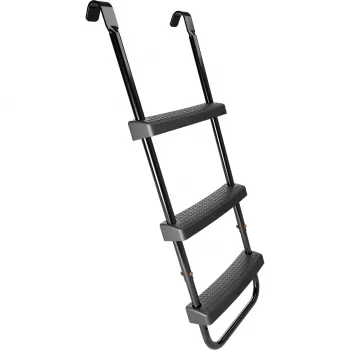 Trampolinleiter HUDORA universal 70–100 cm, schwarz, verstellbare Sicherheitsstufen