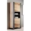 WOOD Regal 65x40x170,5 Wotan-Eiche + Anthrazit