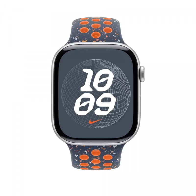 Blau Flame Nike Sport Armband 46 mm - S/M