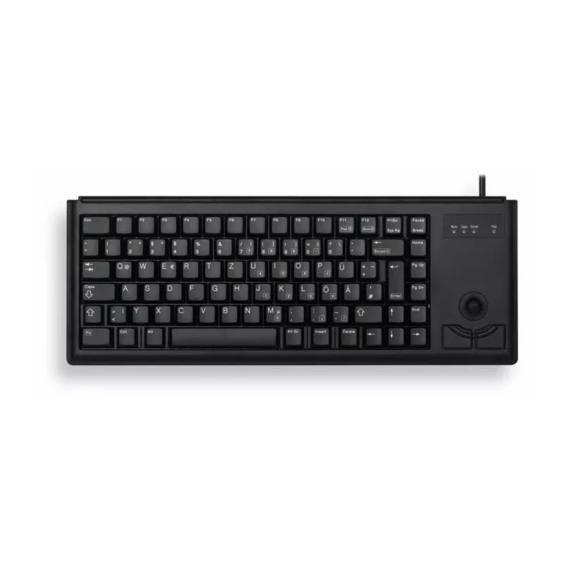 Cherry G84-4400 kompakte Tastatur mit Trackball, italienisches Layout